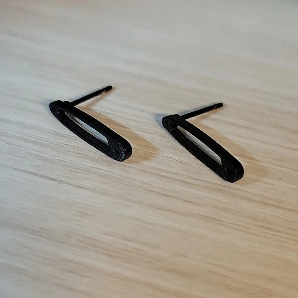 Safety Pin Stud Earrings, choice of color